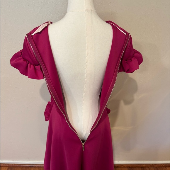 TED BAKER Ruffle Sleeve Mini Dress - Picture 12 of 15